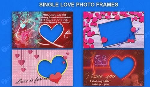 romantic love photo frames