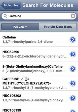 Molecules for iPhone