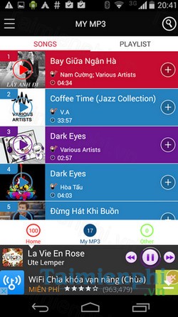 download trum mp3 cho android