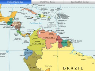 World Map for iPad Free