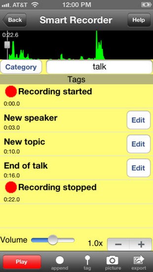 Smart Recorder for iOS