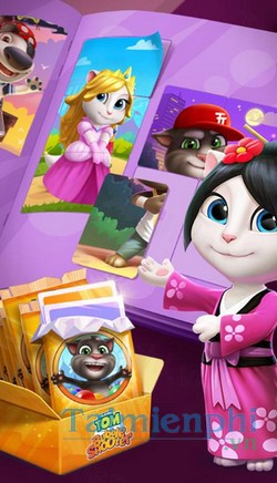download talking tom bubble shooter cho iphone