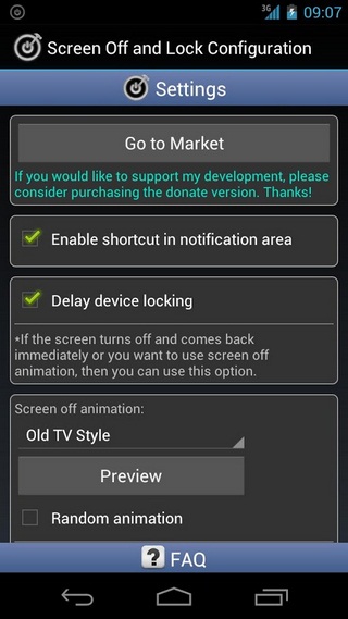Screen Off and Lock for Android