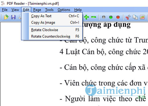 cach su dung pdf reader for windows 7 5
