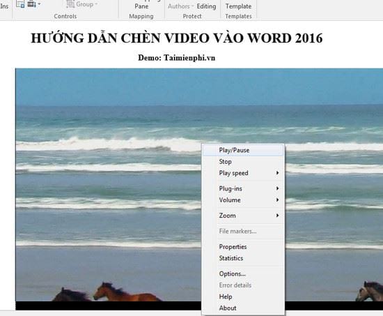 huong dan chen video vao word 2016 18